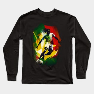 Ghana Soccer Quality Art Design Long Sleeve T-Shirt